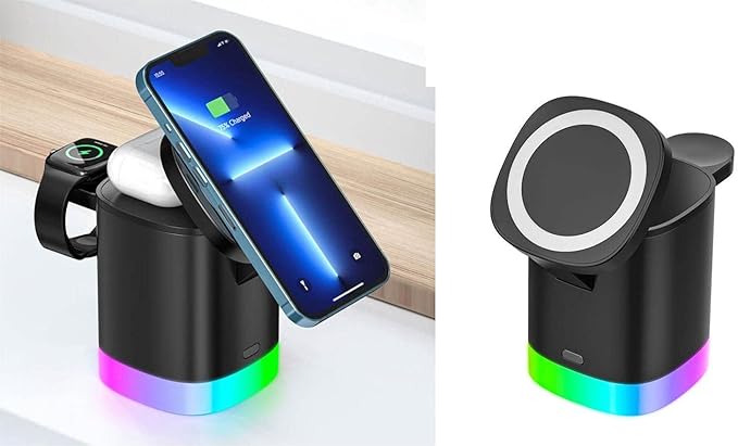 Wireless Charging Station 3-in-1